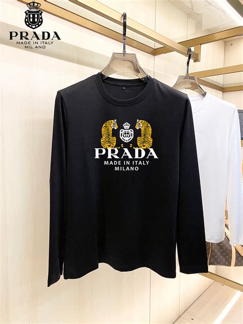 prada tishirt|prada long sleeve t shirt.